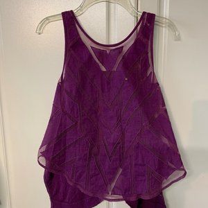 Free People Swing Tank Top in Fuchsia Pink Sz S